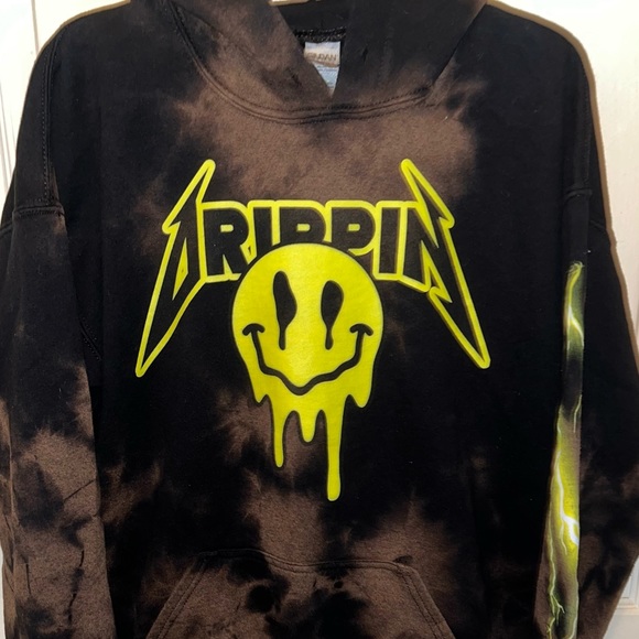 DRIPPIN Men’s Long Sleeve Tie Dye Hoodie Sweatshirt. Sz L. - Picture 2 of 4